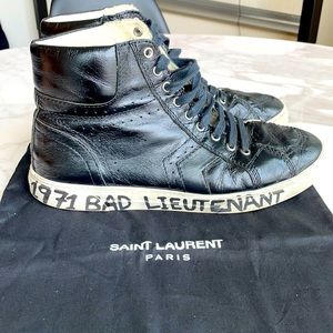 Saint Laurent Bad Lieutenant mid top sneaker